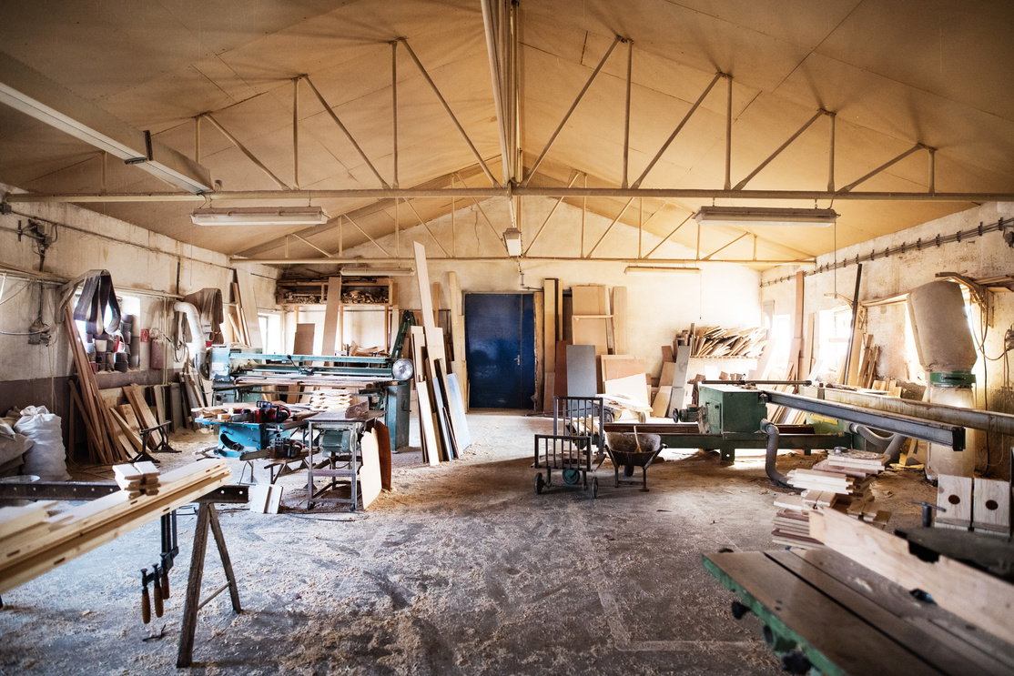 Interior of Carpentry Workshop